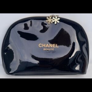 Chanel Beauté Black Cosmetic Bag